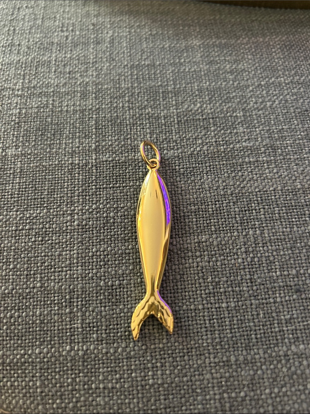 Gold Fish Pendant Charm India hicks